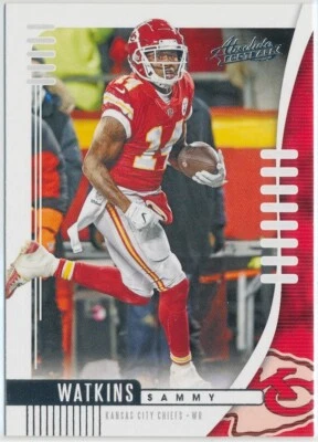 Sammy Watkins 2019 Panini Absolute Football #39 Kansas City Chiefs - Image 1 of 2
