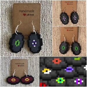 FNaF Glamrock Bonnie Earrings Perler Security Breach Ruin DLC Five Nights  Freddy