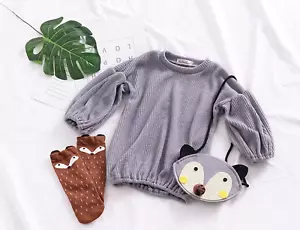 Toddler Long Sleeve Sweater ~ New! Gray - Picture 1 of 1