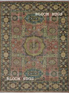 Handmade Antique 8x10 ft. Pink Traditional Mamluk Design Carpet | Customizable - Picture 1 of 7