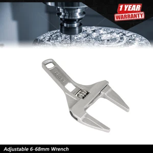 Hand Tool Adjustable 6-68mm Wrench Shifter Spanner Wide Jaw Heavy Duty Repair - Picture 1 of 7