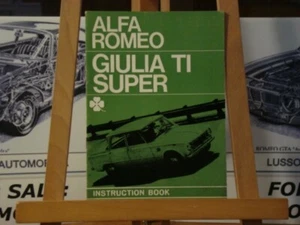 Alfa romeo Giulia TI Super libro de instrucciones italiano - Imagen 1 de 3