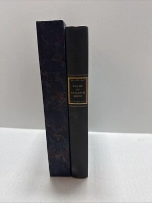 POEMS OF HEINRICH HEINE / HERITAGE PRESS 1957 / GERMAN POETRY / VG / ILLUSTRATED - Image 1 of 4