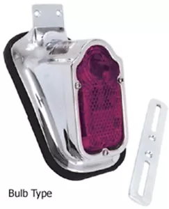 FL Rear Chrome Tombstone Taillight For Harley Chopper Bobber Custom 11209 - Foto 1 di 1
