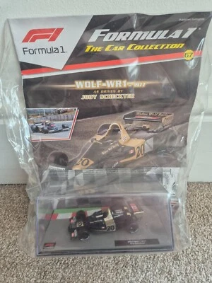 1/43 F1 FORMULA 1 CAR COLLECTION - WOLF WR1 JODY SCHECKTER 1977 CAR #67 NEW - Image 1 of 3