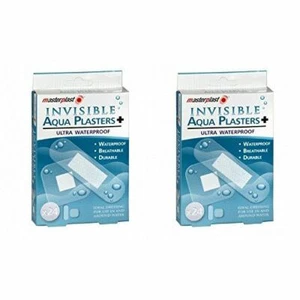 Masterplast unsichtbare Wasserpflaster x 2 - 2er-Pack - 48 insgesamt.