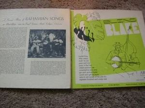 BLIND BLAKE Second Album of Bahamian Songs 2x7" 45s in gatefold 2-pocket album - Picture 1 of 3