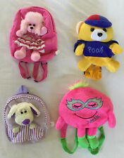 Girl’s Backpack Collection Plush Stuffed Animal
