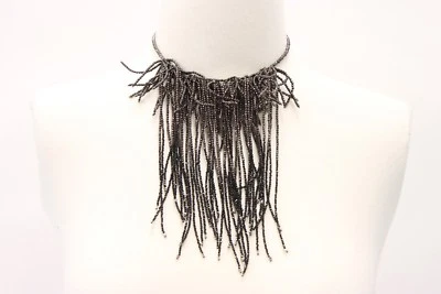 Gargantilla Brunello Cucinelli 2 tonos corte diamante cascada capa 925 nueva con etiquetas $2995 Foto 1 de 4