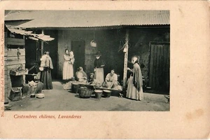 Postal antigua de Chile aduanas chilenas vintage. Lavadoras. (697) - Imagen 1 de 2