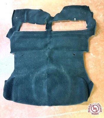 Mazda Rx7 S2 S3 FB 1981 - 1985 Black Hatch Boot Trunk Spare Tire Carpet - Image 1 of 2