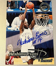 1999 Press Pass Auto Heshimu Evans Auto
