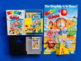 Kickle Cubicle NES Nintendo Caja Manual CIB Completo + Promo Inserto P&Oacute;STER