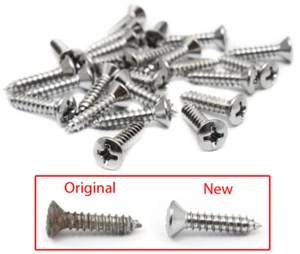 Door Entry Scuff Plate Screw Set (24x) : Suit Valiant Charger - Foto 1 di 1