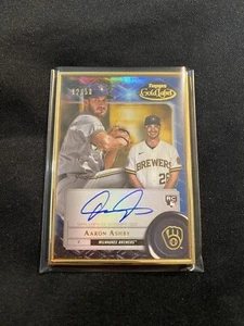 2022 Topps Gold Label Aaron Ashby Blue Auto /50 #FA-AA - Picture 1 of 2