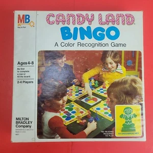 Vintage Milton Bradley Candy Land BINGO Board Game 1978 Ages 4-8 Complete #4801 - Picture 1 of 17