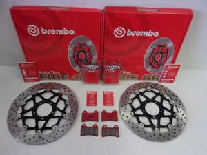 Brembo Bremsscheiben vorne + Beläge Ducati Monster Multistrada 796 1100 1200 - Picture 1 of 3