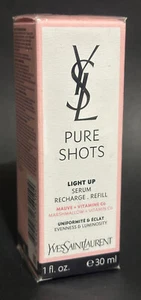 YSL Pure Shots Light Up Serum Evenness Luminosity Marshmallow 1 oz / 30ml Refill - Picture 1 of 4