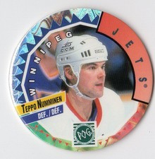 1994-95 Canada Games NHL POGS Jets Hockey Card #346 Teppo Numminen