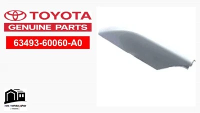 TOYOTA OEM 63493-60060-A0 GX470 PATA DE TECHO TRASERO DERECHO CUBIERTA BLANCA Foto 1 de 4