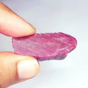 81.82 Ct Loose Gemstone Natural Certified Red Ruby Uncut Rough Ruby Opaque Gems - Picture 1 of 7