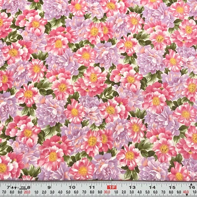 Gabrielle by Sentimental Studios for Moda Floral Cotton Fabric Remnant 10" x 43" - Image 1 of 2