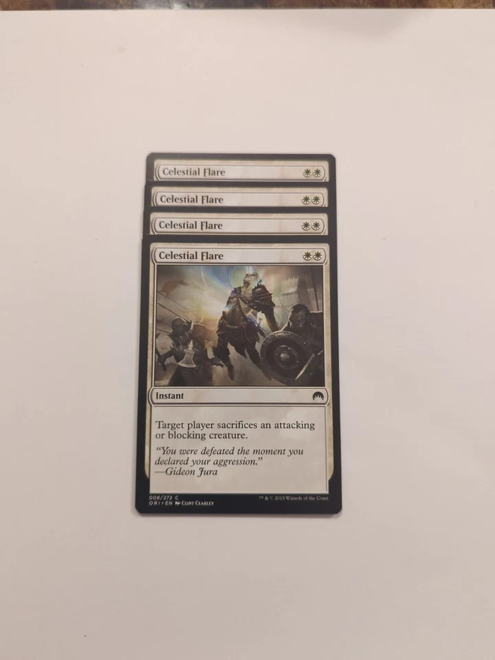 (4) Celestial Flare *PLAYSET* Magic Origins Regular NM MTG - Image 1 of 1