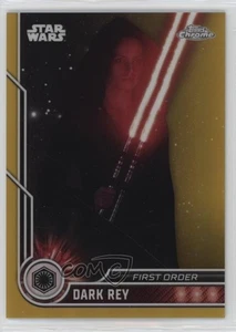 2023 Topps cromo Star Wars refractor de oro/50 Daisy Ridley como Dark Rey #70 - Imagen 1 de 3