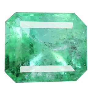 1.34ct Terrific Perfect Octagan 6.3 x 5.4 MM 100% Natural Green Colombia Emerald - Picture 1 of 5