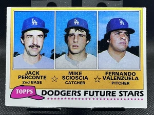 1981 Topps #302 Dodgers RCs Mike Scioscia / Fernando Valenzuela) FS, RC - Picture 1 of 2