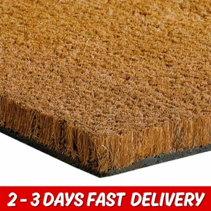 Heavy Duty Coir Entrance Matting - Lifts Dirt - Foyer Lobby Reception Door Mat - Picture 1 of 8
