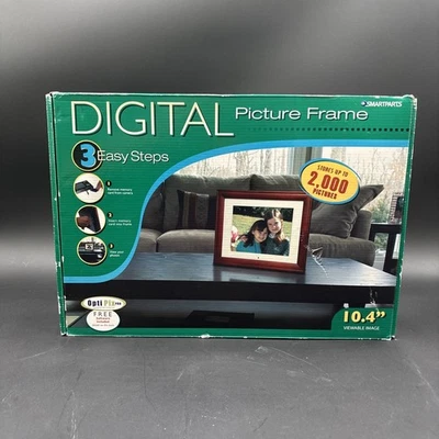 SmartParts 10.4" Digital Picture Frame LCD SD/MMC/MS/xD Never Used - Image 1 of 4