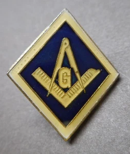 Masonic/Freemason - Hat/Lapel Pin - CLASSIC Square & Compass - Picture 1 of 2