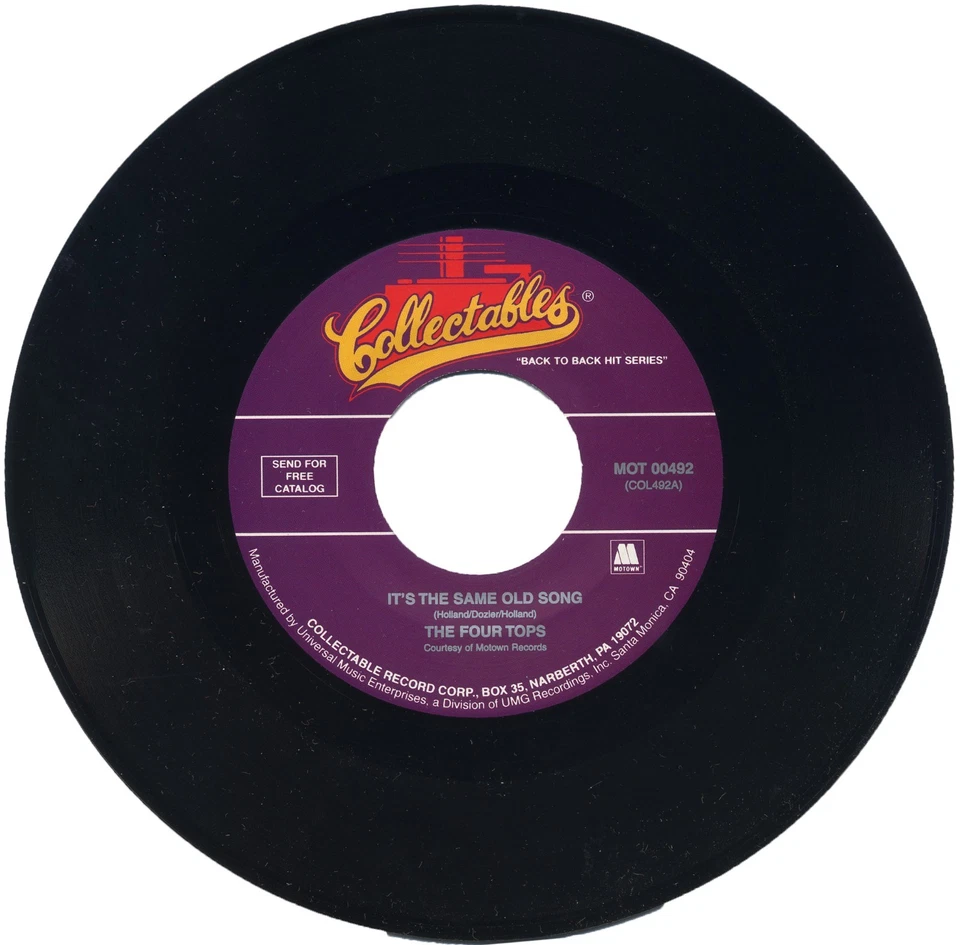 FOUR TOPS "IT'S THE SAME OLD SONG c/w LOVING YOU IS SWEETER THAN EVER" MOTOWN - Image 1 of 1