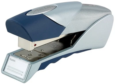 Rexel Gazelle Half Strip Stapler, 25 Sheet Capacity, Plastic Body, Blue and Silv - Image 1 of 4