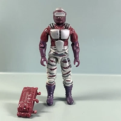 Gi Joe 1990 Cobra NIGHT CREEPER Very Good Condition Figure & Backpack Only - Image 1 of 4