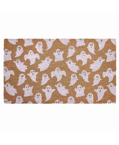 Flying Ghost Halloween Coir Outdoor Doormat - Picture 1 of 12