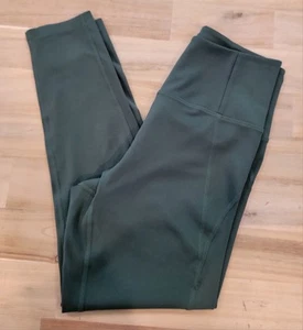 EUC Girlfriend Collective High Rise Leggings Women's Small Green $88 - Picture 1 of 8
