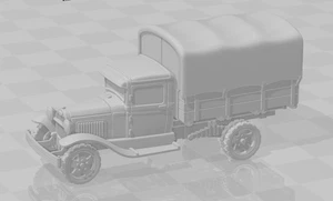 20mm/ 1:72nd Resin Ford (GAZ) AA Truck (Covered) - Picture 1 of 1