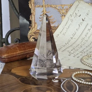 Glasobjekt, Briefbeschwerer ? rauchrosa - Bild 1 von 8