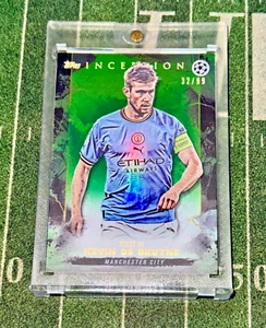 2022-23 Topps UEFA UCL Inception First XI Kevin De Bruyne /99 Green CITY SP📈🔥 - Bild 1 von 2