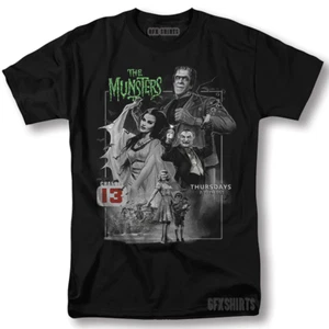 Camisa The Munsters Frankenstein Película Vintage Diseño Gráfico Camiseta - Imagen 1 de 1