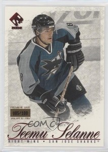 2001-02 Pacific Private Stock Premiere Date /100 Teemu Selanne #87 HOF