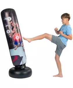 Supporto sacco da boxe resistente allenamento arti marziali elettroniche free standing - Foto 1 di 6
