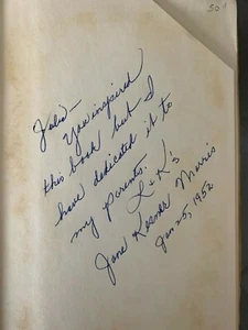 Julie by Jane Kesner Morris 1952 Very personal inscription by Author HB Book - Bild 1 von 2