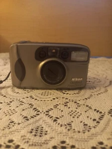Nikon One Touch Zoom 70 QD 35mm Film Camera Point and Shoot Tested Works Great - Picture 1 of 10