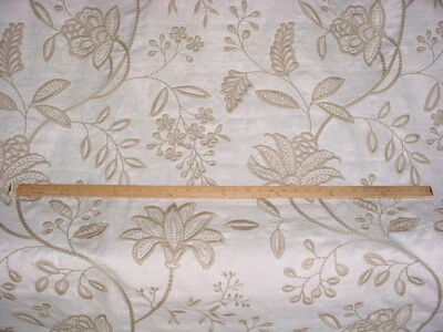 1-3/8 Brunschwig & Fils BF10500 Larkhill Embroidered Jacobean Upholstery Fabric - Image 1 of 4