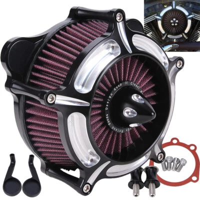 For Harley Sportster 1200 Iron 883 XL883N Custom XL883 Air Cleaner Intake Filter - Image 1 of 4