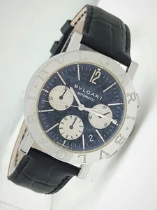 BVLGARI Automatic BB 38 SL CH Swiss Made Men's 38mm Steel Vintage Wrist Watch - Picture 1 of 10
