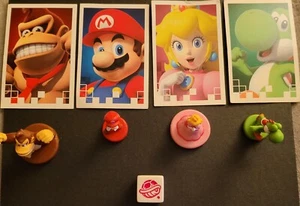 2017 Monopoly Nintendo Gamer replacement tokens with cards and Power-Up die - Picture 1 of 8